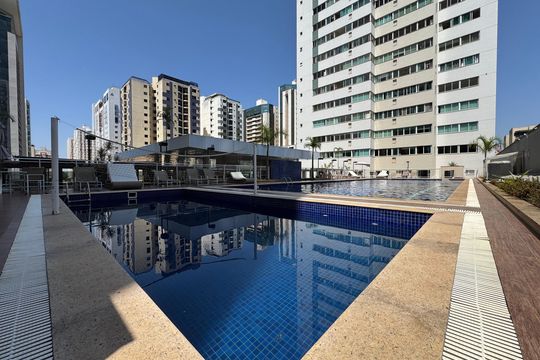 Área comum - Piscina de apartamento para alugar com 1 quarto, 32m² em Águas Claras, Brasília