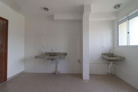 Cozinha de apartamento para alugar com 2 quartos, 52m² em Recreio das Acacias, Ribeirão Preto