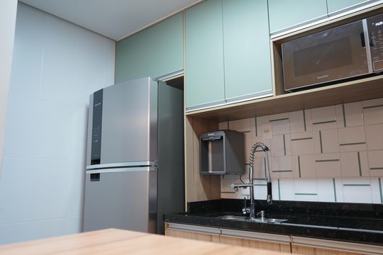 Cozinha de apartamento à venda com 2 quartos, 51m² em Penha de França, São Paulo