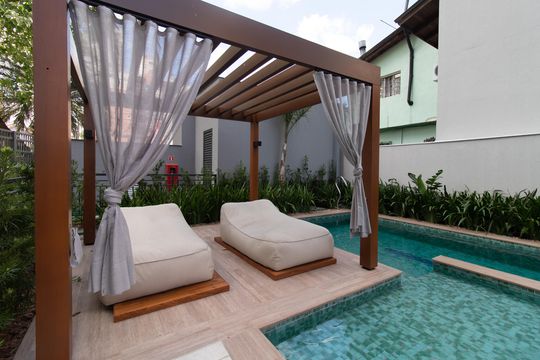 Área comum - Piscina de apartamento para alugar com 1 quarto, 42m² em Partenon, Porto Alegre