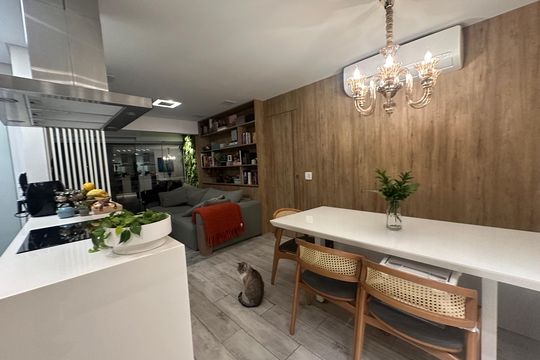 Sala de apartamento para alugar com 2 quartos, 70m² em Melville Empresarial Ii, Barueri