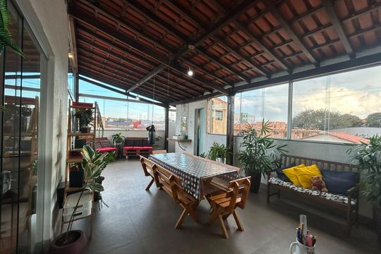 Área externa de apartamento à venda com 3 quartos, 126m² em Jardim Riacho das Pedras, Contagem
