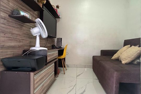 Sala de apartamento à venda com 3 quartos, 126m² em Jardim Riacho das Pedras, Contagem