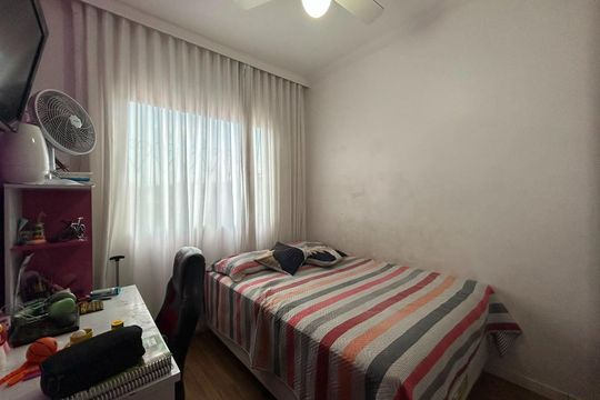 Quarto de apartamento à venda com 3 quartos, 126m² em Jardim Riacho das Pedras, Contagem