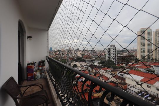 Varanda de apartamento à venda com 4 quartos, 157m² em Jardim Avelino, São Paulo
