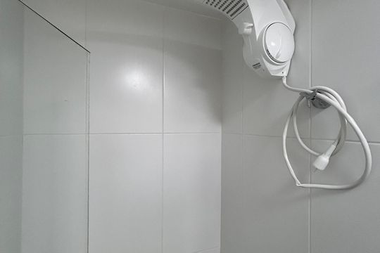 Banheiro da Suíte de apartamento à venda com 1 quarto, 34m² em Vila Clementino, São Paulo