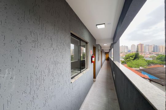 Área comum de apartamento para alugar com 1 quarto, 32m² em Bosque da Saúde, São Paulo