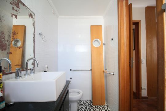 Banheiro Suíte  de apartamento à venda com 2 quartos, 99m² em Vila Progredior, São Paulo