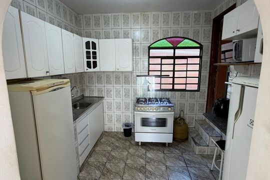 cozinha de casa à venda com 3 quartos, 200m² em Ventosa, Belo Horizonte