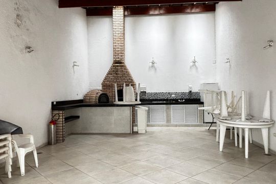 Churrasqueira de apartamento à venda com 3 quartos, 178m² em Jardim, Santo André