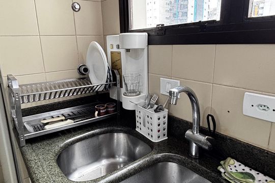 Cozinha de apartamento à venda com 3 quartos, 178m² em Jardim, Santo André