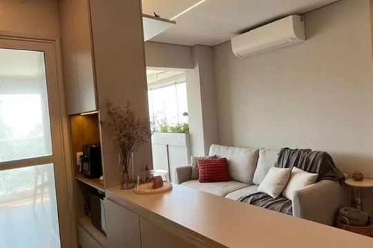 Sala de apartamento à venda com 2 quartos, 68m² em Jardim Prudência, São Paulo