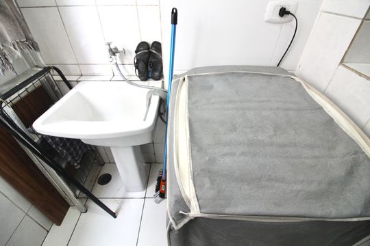 Área de serviço  de apartamento à venda com 2 quartos, 54m² em Burgo Paulista, São Paulo