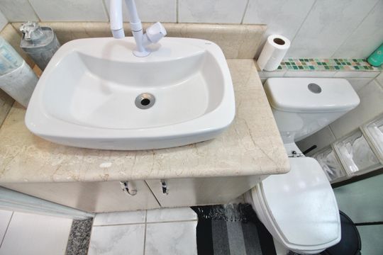 Banheiro 1 de apartamento à venda com 2 quartos, 54m² em Burgo Paulista, São Paulo