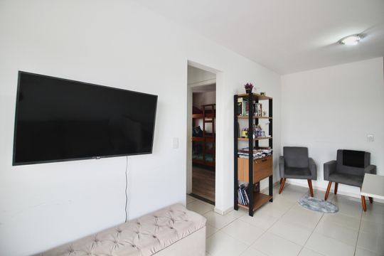 Sala de apartamento à venda com 2 quartos, 54m² em Burgo Paulista, São Paulo
