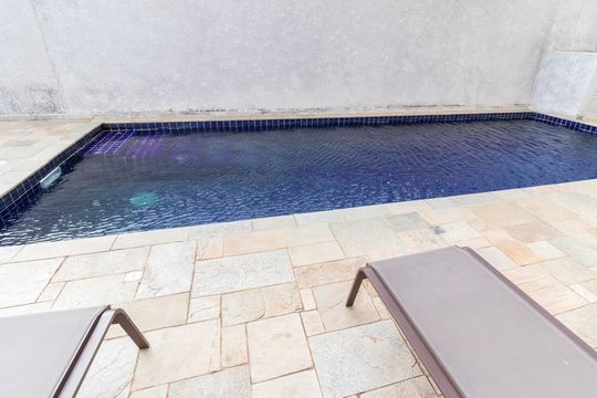 Área comum - Piscina de kitnet/studio à venda com 1 quarto, 29m² em Vila Campanela, São Paulo