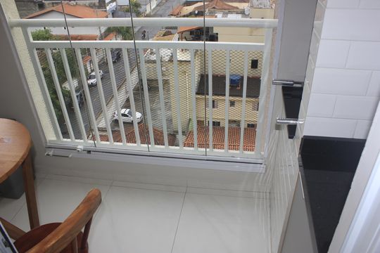 Varanda gourmet de apartamento à venda com 2 quartos, 50m² em Vila Galvão, Guarulhos