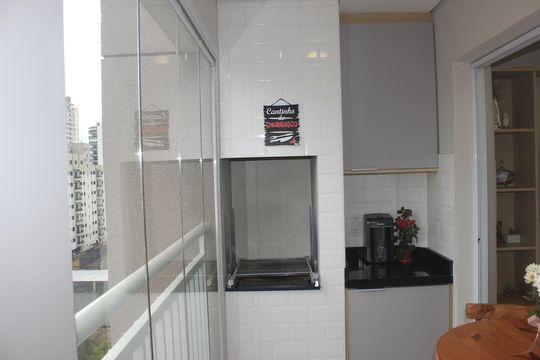 Varanda gourmet de apartamento à venda com 2 quartos, 50m² em Vila Galvão, Guarulhos