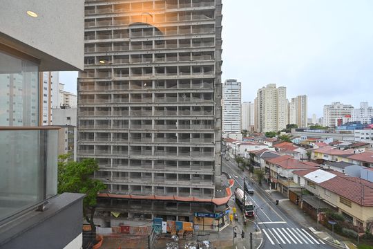 Vista da Suíte de apartamento para alugar com 2 quartos, 82m² em Vila Clementino, São Paulo