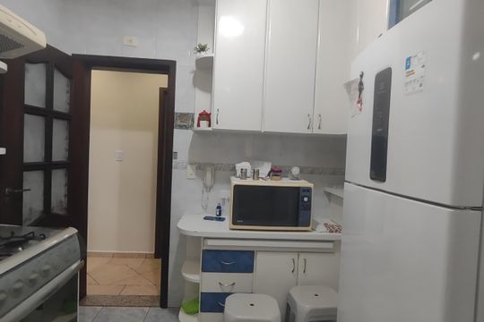 Cozinha de apartamento à venda com 2 quartos, 70m² em Santa Maria, São Caetano do Sul