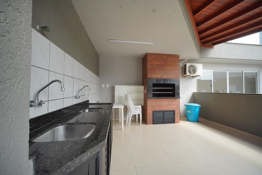 Espaço Gourmet de apartamento para alugar com 2 quartos, 51m² em Abraão, Florianópolis