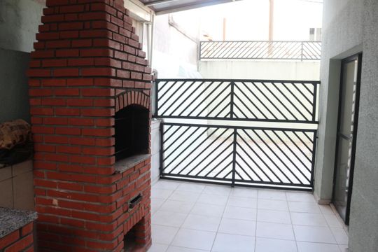 Área comum - Churrasqueira de apartamento para alugar com 2 quartos, 61m² em Santo Antônio, São Caetano do Sul