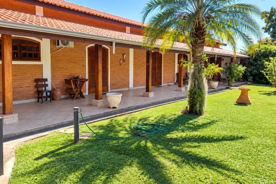 Área externa de casa de condomínio à venda com 3 quartos, 482m² em Portal dos Nobres, Americana