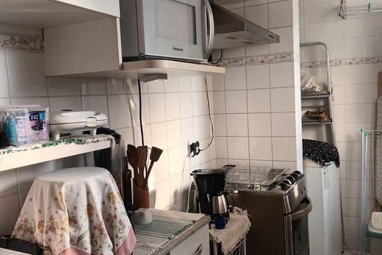 Cozinha de apartamento à venda com 2 quartos, 60m² em Santa Barbara, Niterói