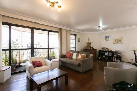 Sala de apartamento à venda com 3 quartos, 156m² em Chácara Santo Antônio (Zona Leste), São Paulo