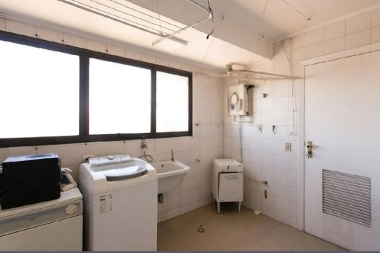Área de serviço de apartamento à venda com 3 quartos, 156m² em Chácara Santo Antônio (Zona Leste), São Paulo