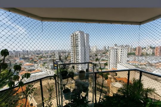 Vista de apartamento à venda com 3 quartos, 156m² em Chácara Santo Antônio (Zona Leste), São Paulo