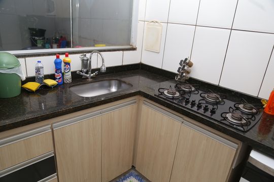 Cozinha de casa à venda com 2 quartos, 117m² em Oriente Vile, Goiânia