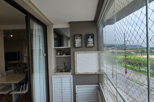 Varanda de apartamento para alugar com 2 quartos, 60m² em Saco dos Limões, Florianópolis
