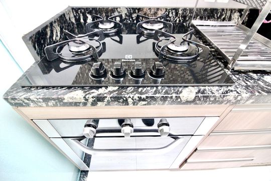 Cozinha de apartamento à venda com 3 quartos, 62m² em Jardim Santa Maria, São Paulo