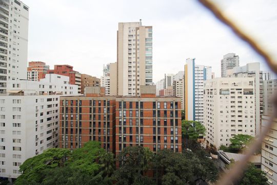 Vista de apartamento para alugar com 3 quartos, 125m² em Indianópolis, São Paulo