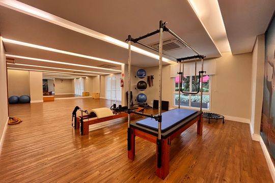 Área comum - Academia de apartamento para alugar com 3 quartos, 110m² em Alphaville Empresarial, Barueri