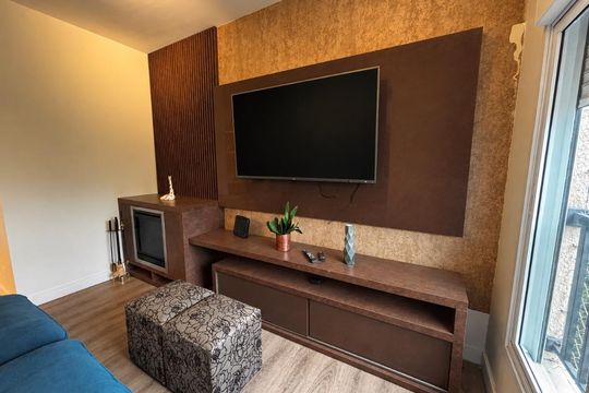 Sala de apartamento para alugar com 3 quartos, 110m² em Alphaville Empresarial, Barueri