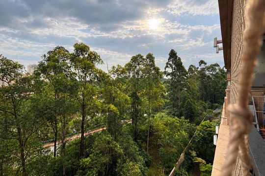 Vista da Sacada de apartamento para alugar com 3 quartos, 110m² em Alphaville Empresarial, Barueri