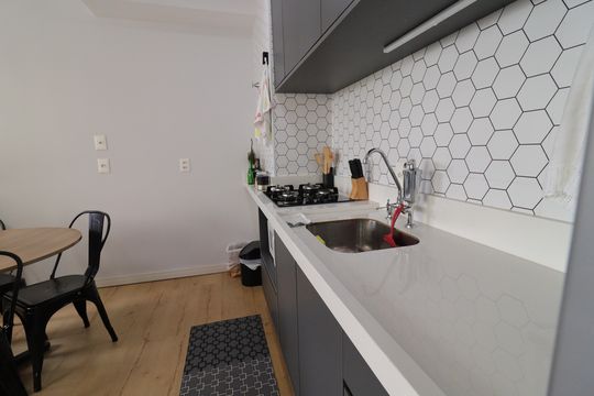 Cozinha de apartamento à venda com 1 quarto, 35m² em Jurubatuba, São Paulo