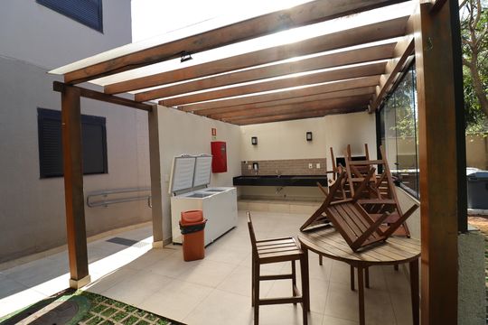 Área comum - Churrasqueira 1 de apartamento à venda com 1 quarto, 35m² em Jurubatuba, São Paulo