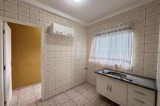 Cozinha de apartamento para alugar com 2 quartos, 48m² em Jardim Felicidade(zona Norte), Várzea Paulista