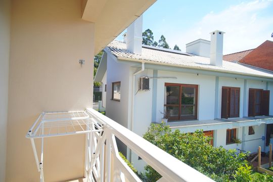 varanda do Quarto de apartamento para alugar com 1 quarto, 80m² em Cristo Rei, São Leopoldo