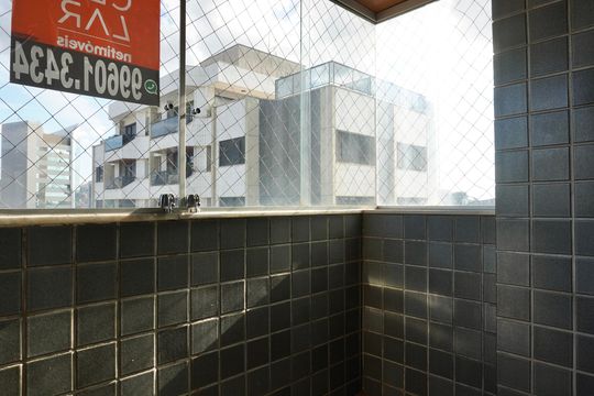 Varanda da Sala de apartamento para alugar com 4 quartos, 129m² em Funcionários, Belo Horizonte