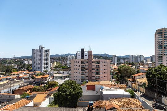 Sala - vista de apartamento para alugar com 2 quartos, 47m² em Vila Milton, Guarulhos