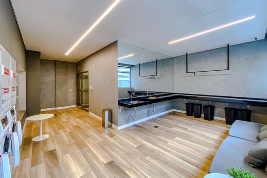 Área comum de kitnet/studio para alugar com 1 quarto, 25m² em Ipiranga, São Paulo