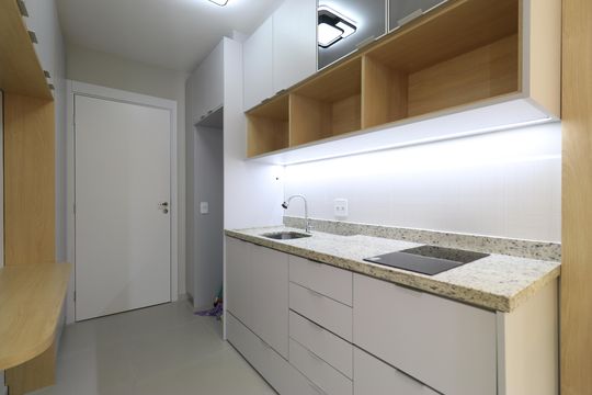 Cozinha  de kitnet/studio para alugar com 1 quarto, 30m² em Vila Leopoldina, São Paulo