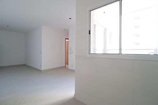 Cozinha de apartamento para alugar com 2 quartos, 54m² em Novo Mundo, Uberlândia