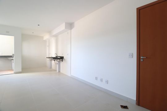 Sala de apartamento para alugar com 2 quartos, 54m² em Novo Mundo, Uberlândia