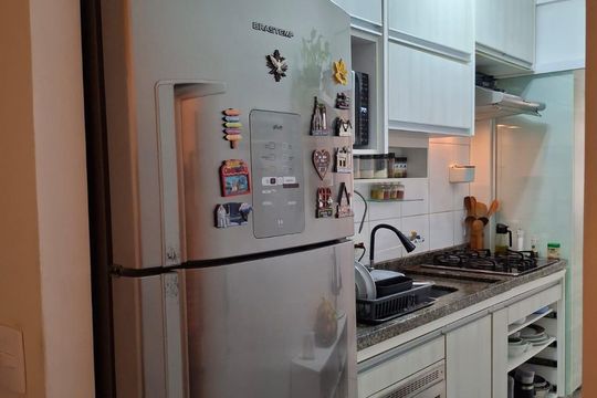 Cozinha de apartamento à venda com 2 quartos, 69m² em Planalto, São Bernardo do Campo