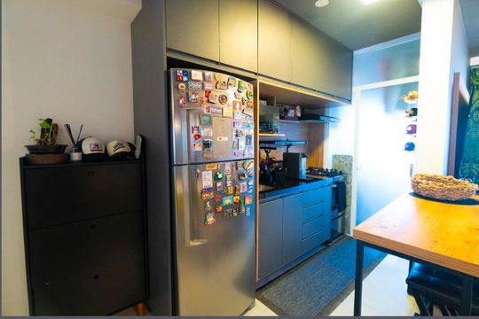 Cozinha de apartamento à venda com 2 quartos, 69m² em Vila Mascote, São Paulo